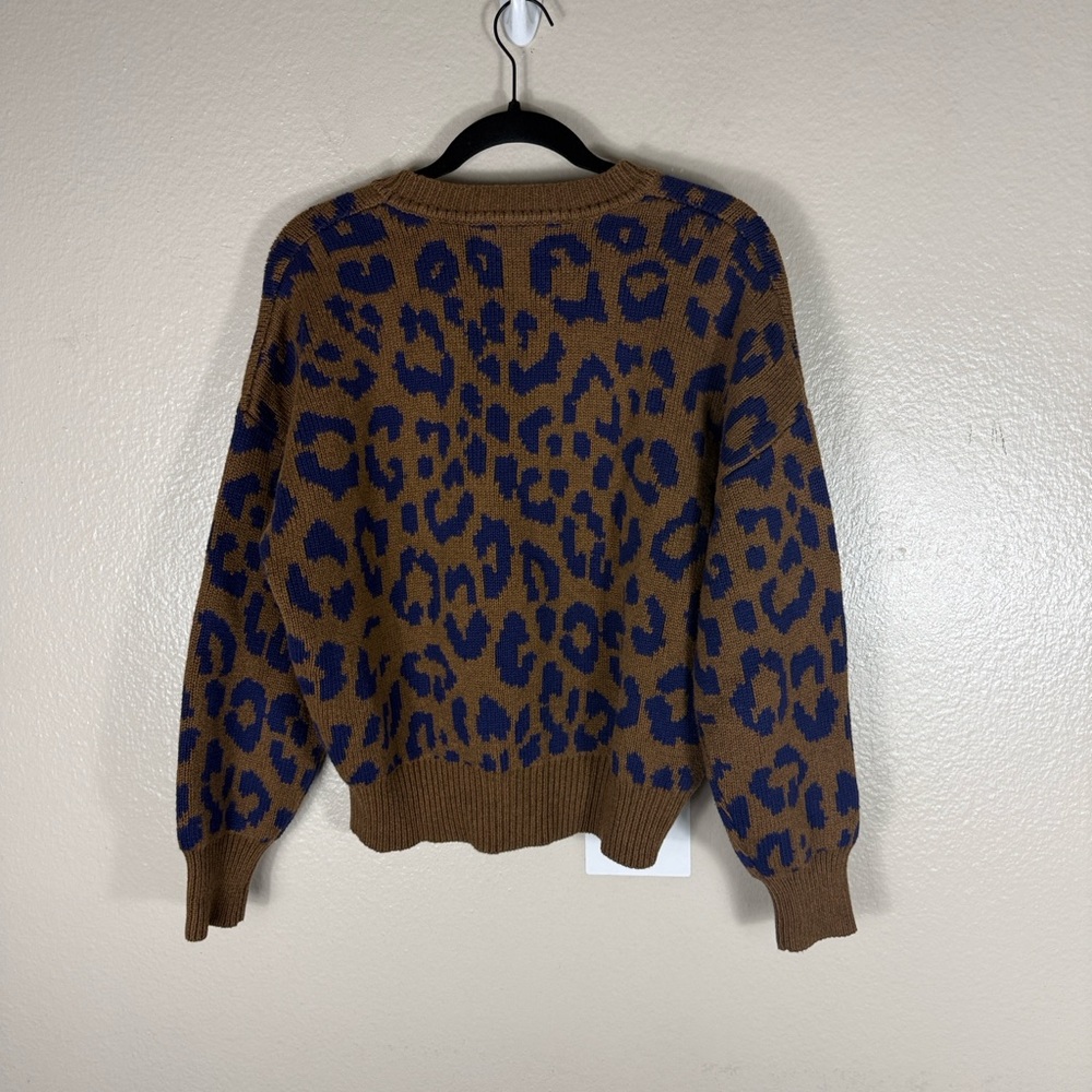 Clare V. Pablo Cat Sweater Leopard - Picture 8 of 9